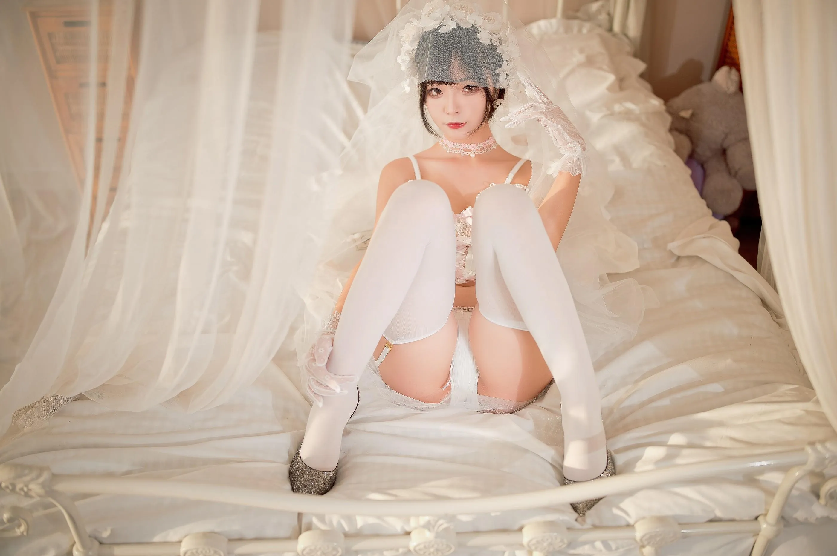 yuuhui玉汇- NO.004 纯白花嫁 [60P]插图9